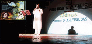 Yesudas road show in India