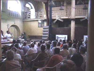 Singing at Gokhale Hall