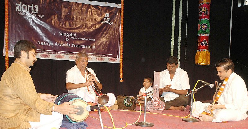 10.JPG - Nadaswara concert by “Ananya Puraskara’ awardee Vid. Parthasarathy accompanied by Vid. Venkatesha Joshier- Violin, Vid B.S. Anand- Mridanga