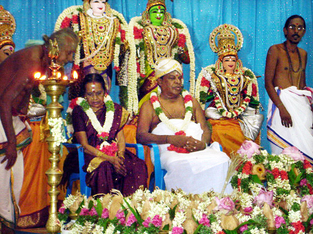 03Day1-function.jpg - Ceremony on the eve of A.K.C. Natarajan's 80th birthday